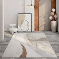 Thick Polyester Faux Cashmere Rug Living Room Large Carpet Bedroom Home Carpet Nordic Light Luxury Washable Rug