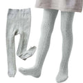 Spring Autumn 0-10 Years Knit Combed Cotton Kids Baby Girls Tights SZSO-011