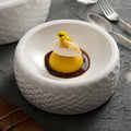 Hotel Creative Ceramic INS Tableware New High-Sense 8 Inches Wheel Disc Industrial Tire Shaped Plate Restaurant Dishes & Plates