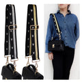 Meetee B-S255 5cm Adjustable Handbag Accessories Stripe Long Star Webbing Bag Shoulder Strap