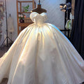 XS01 Luxury 2022 New Design Off Shoulder Breathable Sleeveless Formal Wedding Dress
