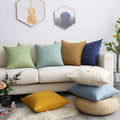 Wholesale Button Hair Ball Solid Color Shefney Home Pillowcase Cushion Office Sofa Lumbar Pillow