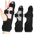 Ring Finger Metatarsal Splint Finger Brace Detachable Aluminum Strip Adjustable Hook Loop Closure Tendon Sheath Finger Support