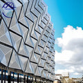 Customized 3d Curtain Wall Aluminum Panel Facade Building Exterior Cladding Aluminum Profile Perforated Panel Fireproof