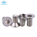 QLD A2-70 304 Stainless Steel ISO14581 GB2673 Torx Slot Flat Head Machine Screw Passivated Finish Metric Inch