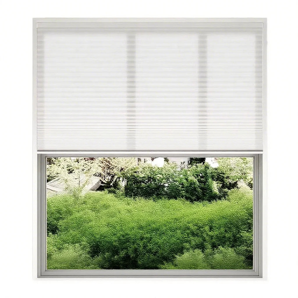 100% Blackout Waterproof Anti-UV Honeycomb Blinds Fabric Roller Built-in Model Extremely Narrow Bezels Shades Shutters Cordless