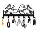 Custom Laser Cutting Design Keychain Wall Mounted Metal Hanger Wall Hook for Keys