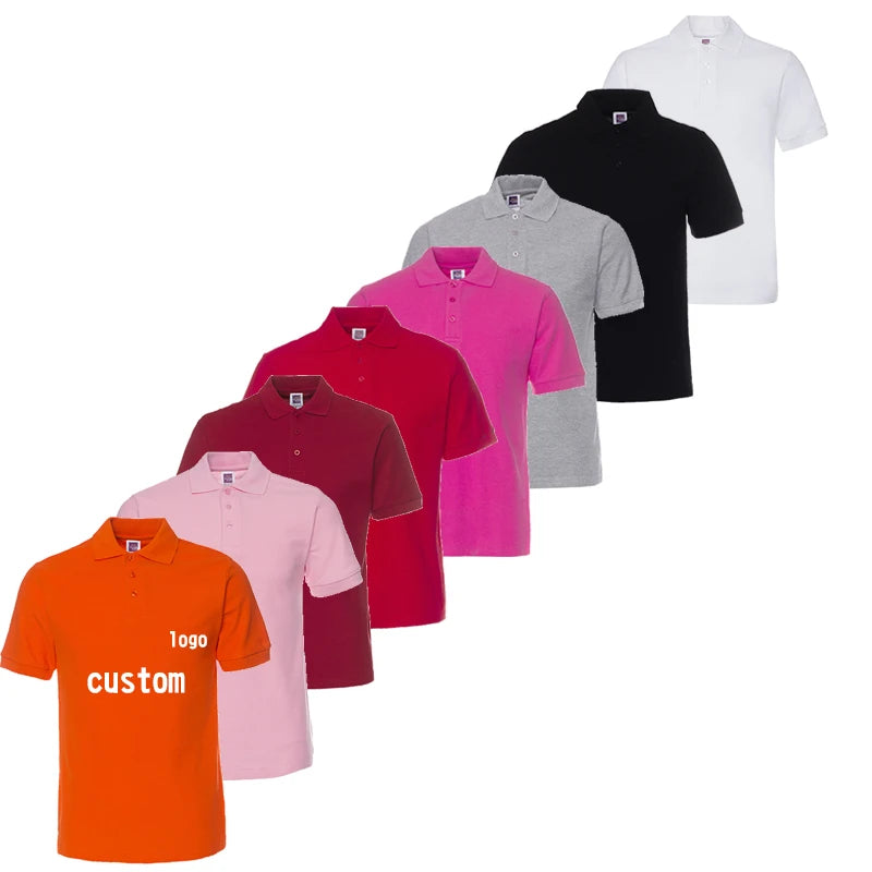 Custom Design Your Own Brand Golf Polo Shirt Polo T-Shirt Pattern Men's Polo Shirts Custom Logo Cotton Golf Tees