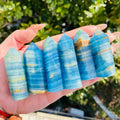 Wholesale Factory Price Wholesale Natural Blue Onyx Point Healing blue Crystal Stone Tower for Decoration Gift
