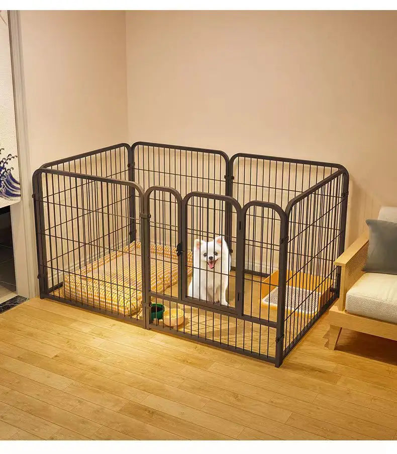 Classic Multifunctional Dog Fence in Small Medium and Large Sizes Square Tube Pet Cage for Dogs