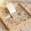 New Arrival Custom High Quality Waterproof Floral Pattern Paper Planner Stickers Sheets Book for Journals Promotional Gifts