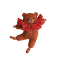 2026 DIY Handmade Novelty Folk Art Wool Felt Crafts Supply Set Dancing Bear Adorable 3D Animal Europe Tiktok Hot Selling Needle