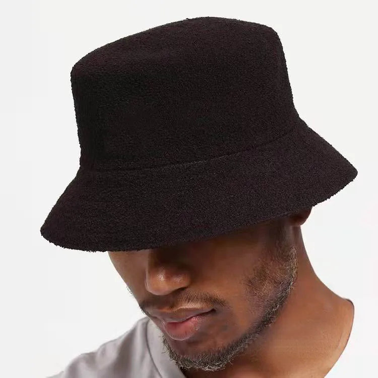 Terry Towel Packable Bucket Hat Terrycloth Sun Hat Plain Colors for Men Women