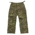 TOPSHOW Garment Custom Camouflage Print Adjustable Strap Zipper Removable Leg Straight Cotton Baggy Utility Camo Cargo Pants Men