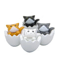 3D Miniature Cat in Egg Doll Mini Kitten Figurine Home Decor Car Accessories Small Ornament