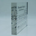 Acrylic Resin Folk Art Business Gift Display with Periodic Table Elements Real Elements European Regional Feature Ghaoze Brand