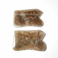 Huiying Natural Handheld Spiky Concave Beauty Jade Massage Smoky Quartz Facial Gua Sha