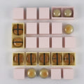 Packaging Mooncake Gift Box 2022 Bronzing Gold Design Paper New Fashion B2020FB061 Bakery Box Paperboard Accepted Food Packing