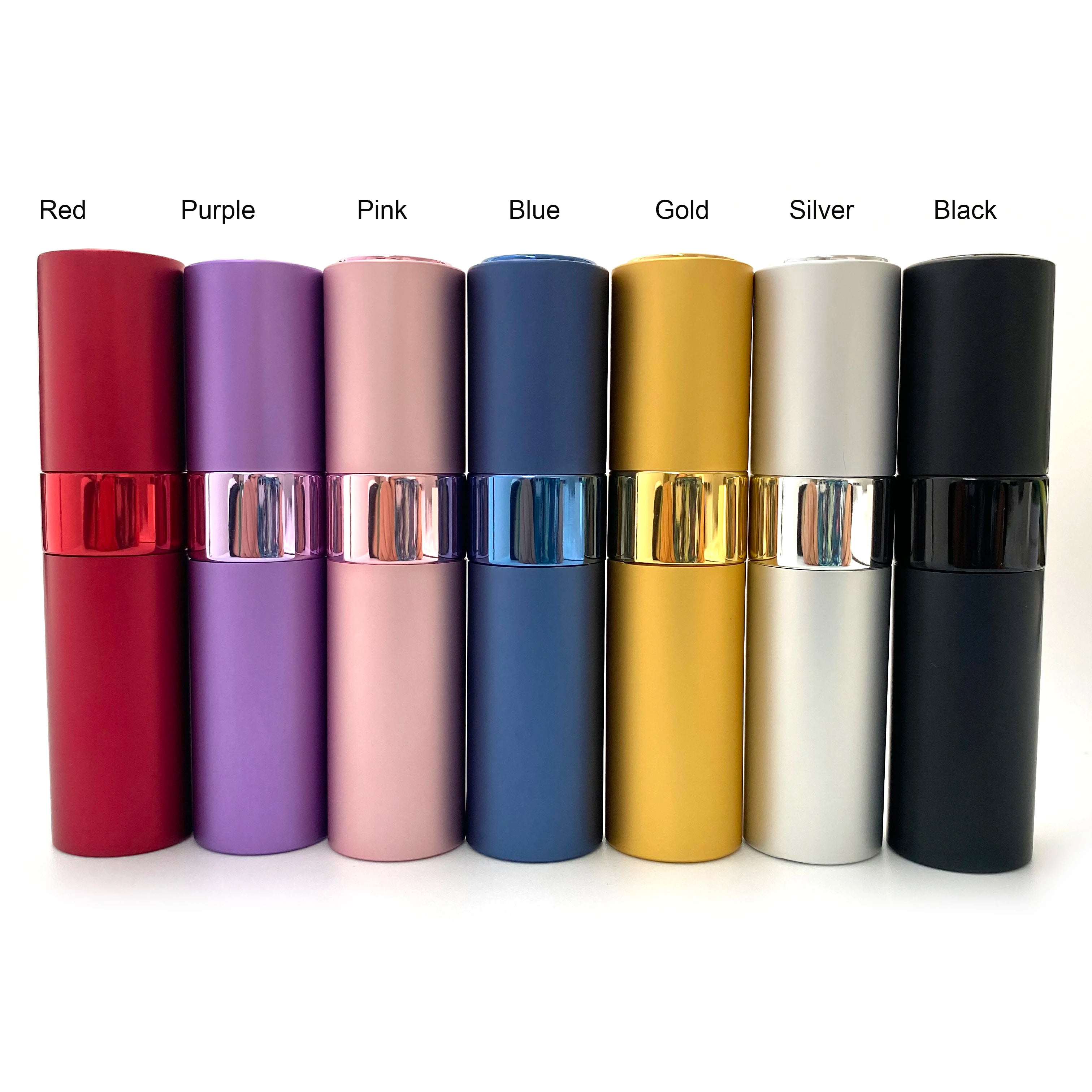 8ml Recyclable Aluminum Shell Refill Pump Sprayer Perfume Atomizer for Perfume Spray Bottle Packaging