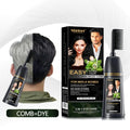 OEM Organic Magic Permanent Against Gray Hair Easy Direct Shampoo Hair Dye Black Brown with Comb Applicator