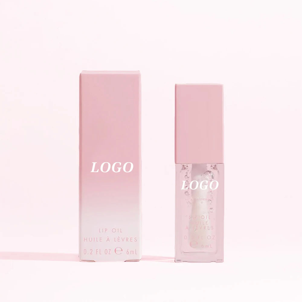 AiXin High Quality Vegan Waterproof Sunscreen Herbal 6ml Lip Oil Private Label Glossy Longer Moisturizing Lip