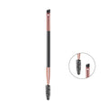 2025 New Professional Hot Sell Fashion Women Dual Ended Double Head Cosmetic Brush Angled Eyebrow Make Eyelash Spoolie Brush