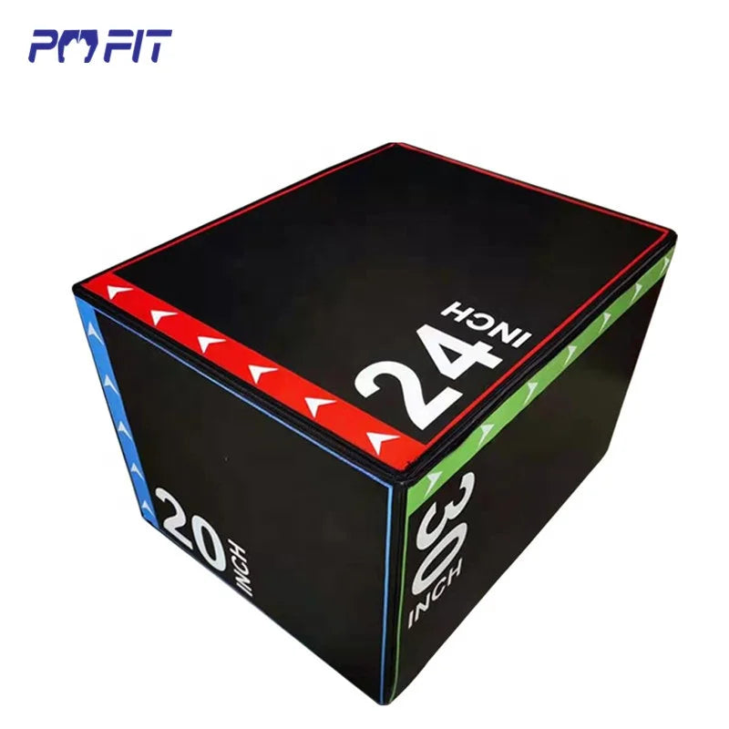 Cross Fitness Jump Exercise High Density Pvc Box 3 in 1 Plyo Box Soft Plyo Boxes
