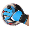 Wholesale Leather Rubber Football Goalkeeper Gloves with Finger Protection