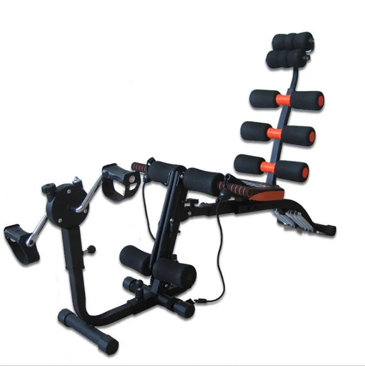 Longotech New Abdominal Home Fitness Machine Retractor Six in One Abs Exerciser Straightener Crunch Machines