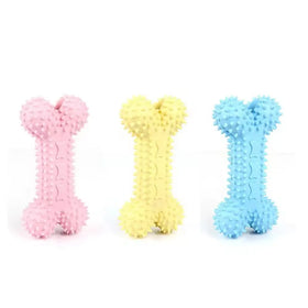 Cheap TPR Interactive Pet Bone Chew Dog Toy Molars Rubber Pet Bite Interactive Toys for Dogs
