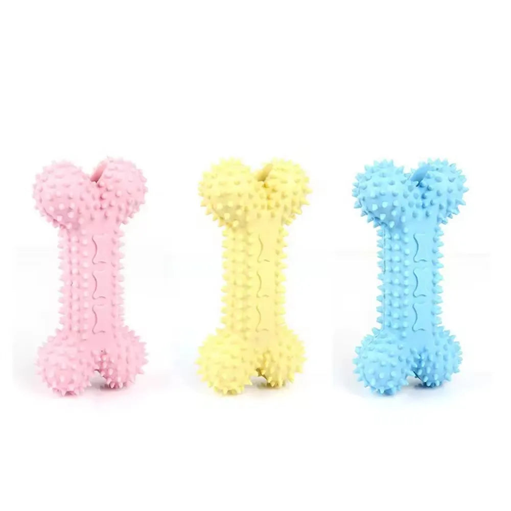 Cheap TPR Interactive Pet Bone Chew Dog Toy Molars Rubber Pet Bite Interactive Toys for Dogs