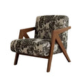 Richard Midcentury Medieval Retro Solid Wood Single Armchair Modern Luxury Design Apartment Living Room Bedroom Furniture