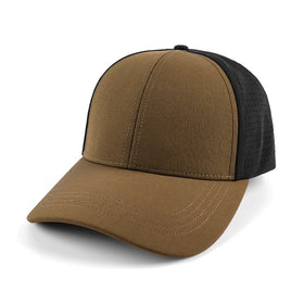 OEM Custom Oxford Dobby Two Tone 6 Panel Water Resistant Laser Cut Drilled Hole Perforated Sports Running Hat Outdoor Fruit
