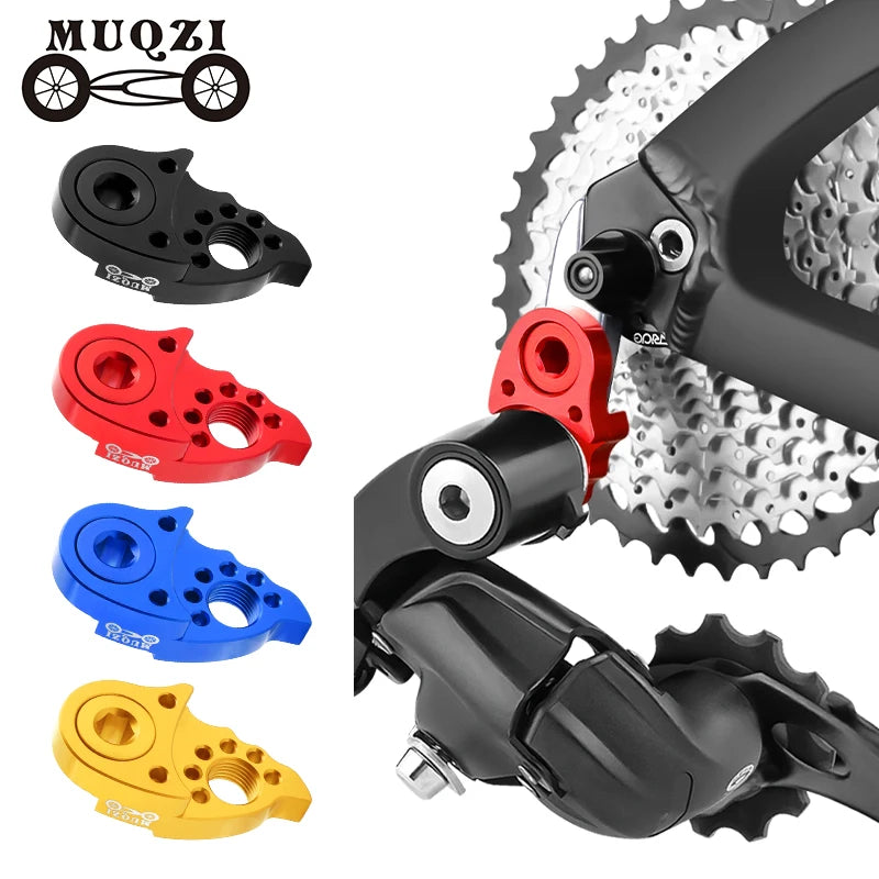MUQZI Customized MTB Road Bike Rear Derailleur Hanger Extension Frame Gear Tail Hook Extender Adapter Bicycle Parts