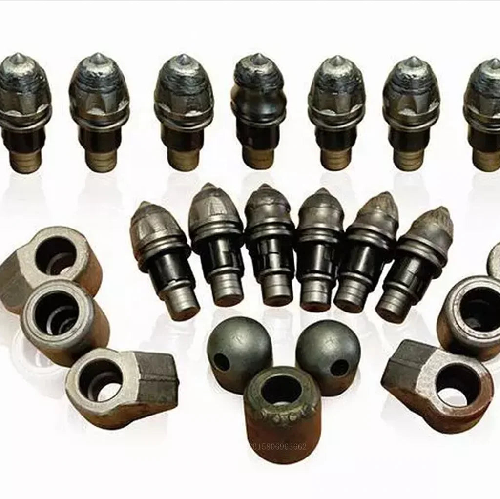 Foundation Bored Pile Drilling Rotary Rig Rock Drilling Augers Bits Carbide Bullet Teeth Construction ToolsB47K BKH80