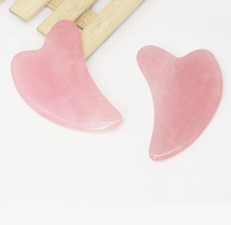 DIY Natural Rose Quartz Gua Sha Jade Wholesale Dolphin Shape Gua sha Tool Personalized Guasha Massager