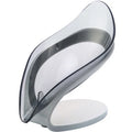 Household Bathroom clear Leaf Soap Dish Toilet Drain Soap Dish Suction Cup Creative Soap Rack & Dish for Bathroom