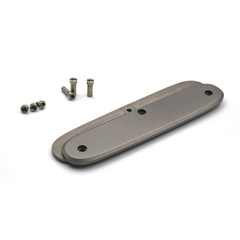 Custom Titanium Alloy Cnc Machining Folding Knife Outdoor Knife Camping Knife Handle EDC
