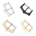Custom Low Moq 304 Stainless Steel Watch Strap Adapter Buckle Wristband Watch Part Pin Watch Band Buckle Thin 12mm 14mm 16mm