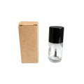 Ready-to-Ship CB-108 15ml Polish Perfume Packaging Cylindrical Glass Bottle with Screw Cap Box Screen Printing Personal Care