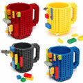 1Pc 12oz Coffee Custom Cup Build-On Brick Mug Type Building Blocks Cup DIY Block Puzzle Mug Drinkware Drinking Mugs