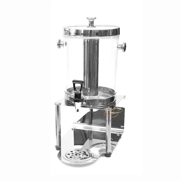 YITIAN Luxury Silver/Gold Automatic Drink Dispenser 8/16L Cold Juice Dispenser for Restaurant Hotel