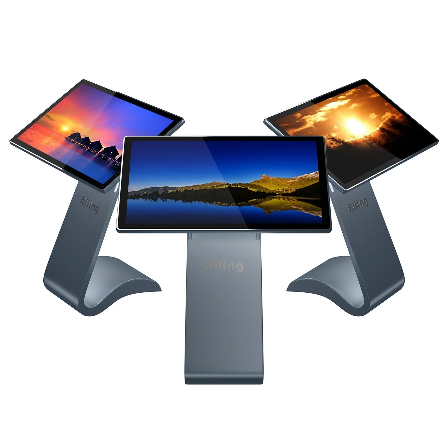 Floor Stand 55 Inch Android Media Player Indoor Advertising Screen Full Color Digital Signage and Led Displays