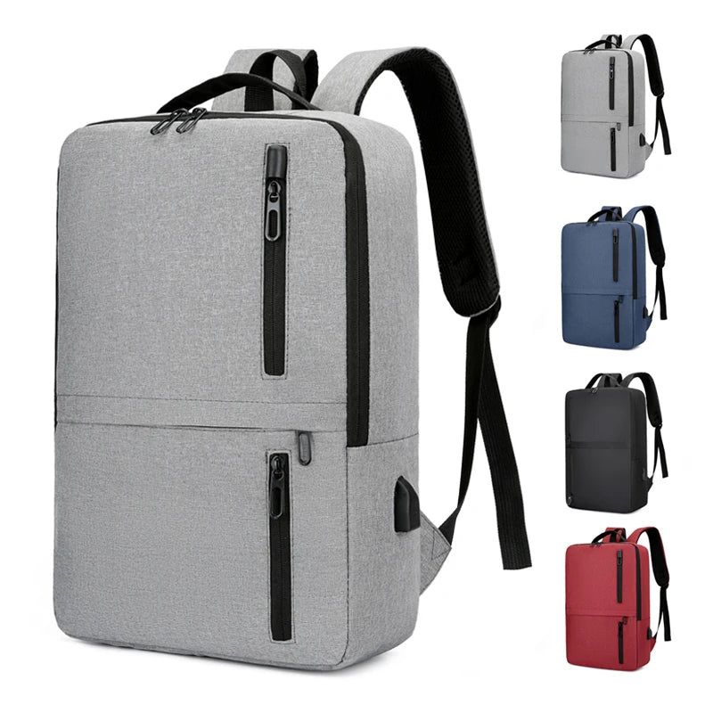 Promotional Hot Selling Mochilas Custom logo Mens Business Bag Multifunction Waterproof Teenagers Laptop Backpack with USB