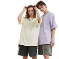 Wholesale Custom Logo 100% Cotton Men's Luxury Drop Shoulder Thick Heavyweight T-Shirt Oversized Fit