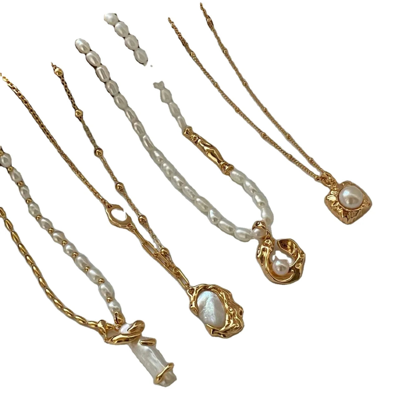 Fashion All Korean Wholesale Acrylic Pearl Women's Necklace Jewelry