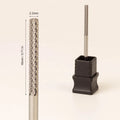 3/32" Shank Professional Safety Efile Manicure Tungsten 18mm Super Long Cuticle Carbide Nail Drill Bit for Extra Long Tips