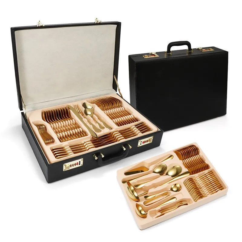 Hot Sale 84pcs Luxury Cutlery Set Cutlery Set Stainless Steel