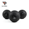 PILOTSPORTS No Slip PVC Medicine Ball Weighted Balls Durable PVC Sand Filled Workout Dynamic Medicine Ball for Core Strengthen