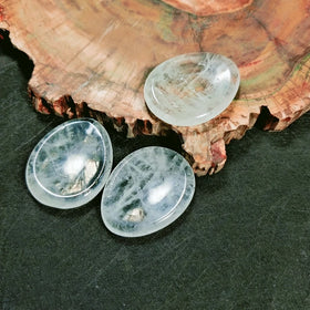 HZ Natural Clear Quartz Worry Stone Wholesale Crystal Thumb Stone Palm Stone Buy From Navazish Agate Export